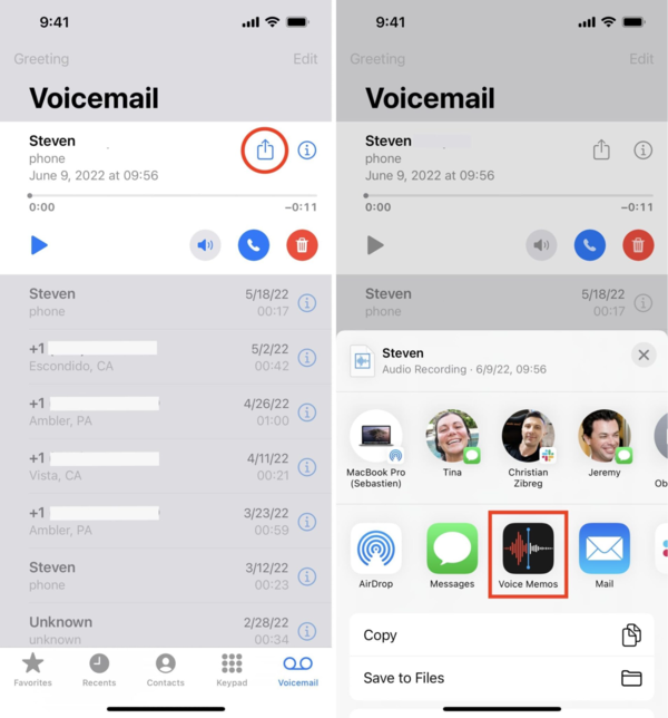 Voicemail cho phép phát lại các lời nhắn khi bạn không tiện nghe điện thoại